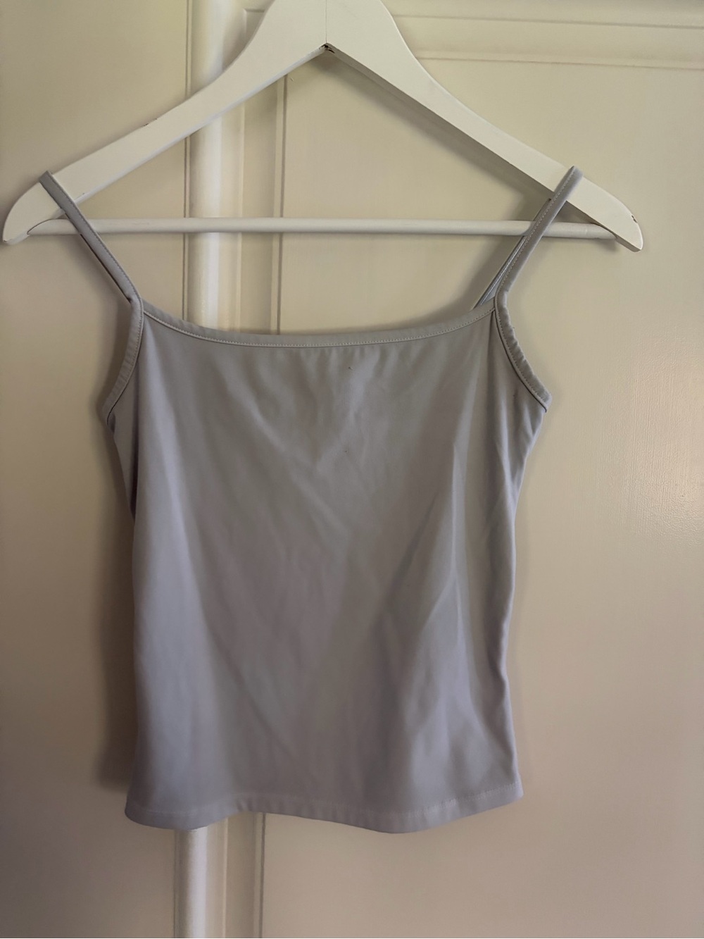GARAGE CAMI TOP WHITE/LIGHT GREY!!